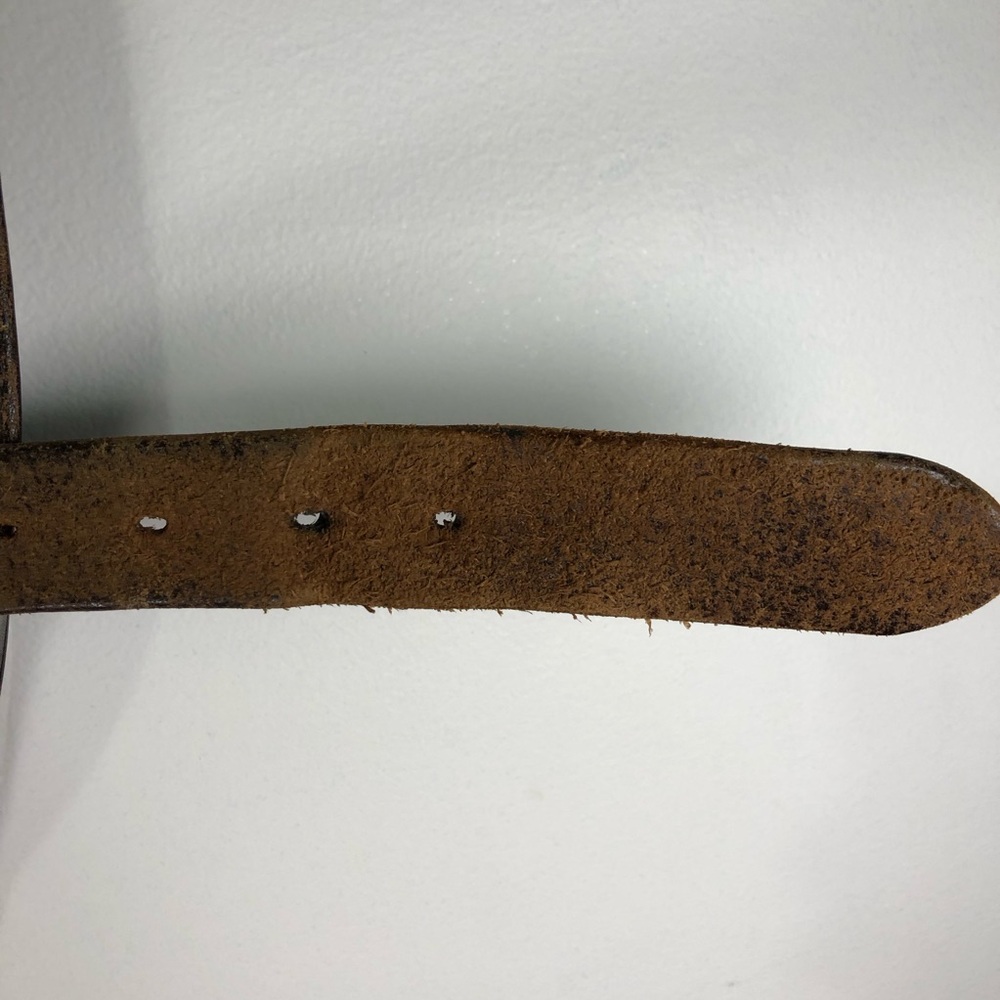 COACH Leather Belt with Brass Buckle - Picture 7 of 10